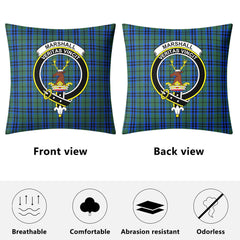 Marshall Tartan Crest Pillow Cover