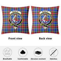 McBeth Modern Tartan Crest Pillow Cover