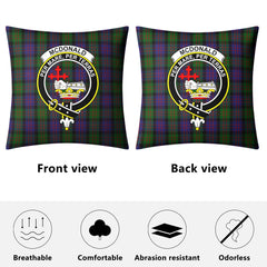 McDonald Tartan Crest Pillow Cover