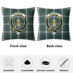 McDowall Tartan Crest Pillow Cover