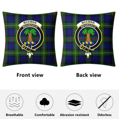 McEwan Modern Tartan Crest Pillow Cover