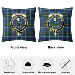 McInnes Modern Tartan Crest Pillow Cover