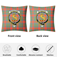 McKintosh Ancient Tartan Crest Pillow Cover