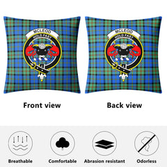 McLeod of Harris Ancient Tartan Crest Pillow Cover