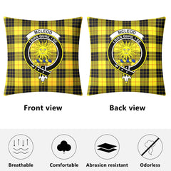 McLeod of Lewis Ancient Tartan Crest Pillow Cover