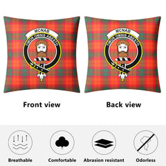 McNab Ancient Tartan Crest Pillow Cover