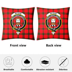 McNab Modern Tartan Crest Pillow Cover