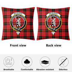 McQueen Modern Tartan Crest Pillow Cover