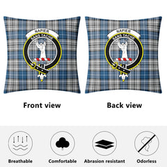 Napier Modern Tartan Crest Pillow Cover