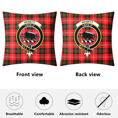 Nesbitt Modern Tartan Crest Pillow Cover