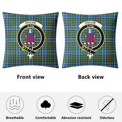 Ogilvie Hunting Ancient Tartan Crest Pillow Cover