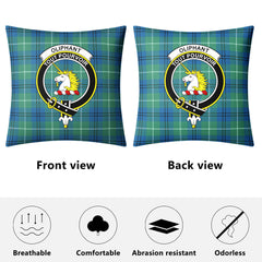 Oliphant Ancient Tartan Crest Pillow Cover