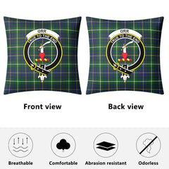 Orr Tartan Crest Pillow Cover