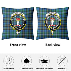 Robertson Hunting Ancient Tartan Crest Pillow Cover