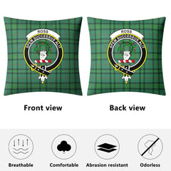 Ross Hunting Ancient Tartan Crest Pillow Cover