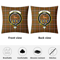 Scott Brown Modern Tartan Crest Pillow Cover