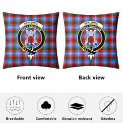 Spalding Tartan Crest Pillow Cover