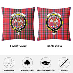 Straiton Tartan Crest Pillow Cover