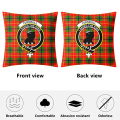 Turnbull Dress Tartan Crest Pillow Cover