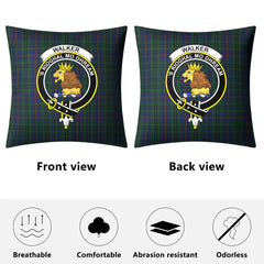 Walker Hunting Tartan Crest Pillow Cover