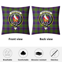 Whiteford Tartan Crest Pillow Cover