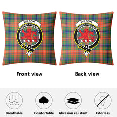 Wilson Ancient Tartan Crest Pillow Cover