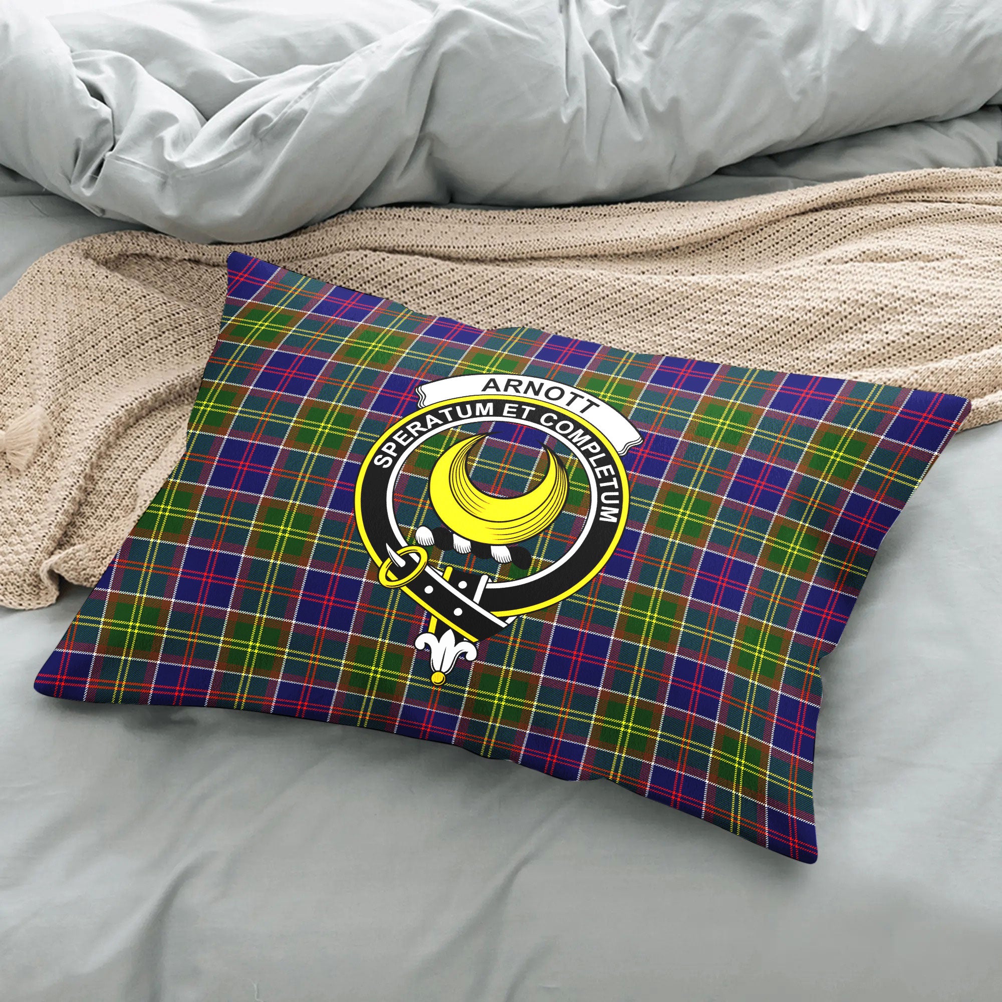 Arnott Tartan Crest Pillow Cover