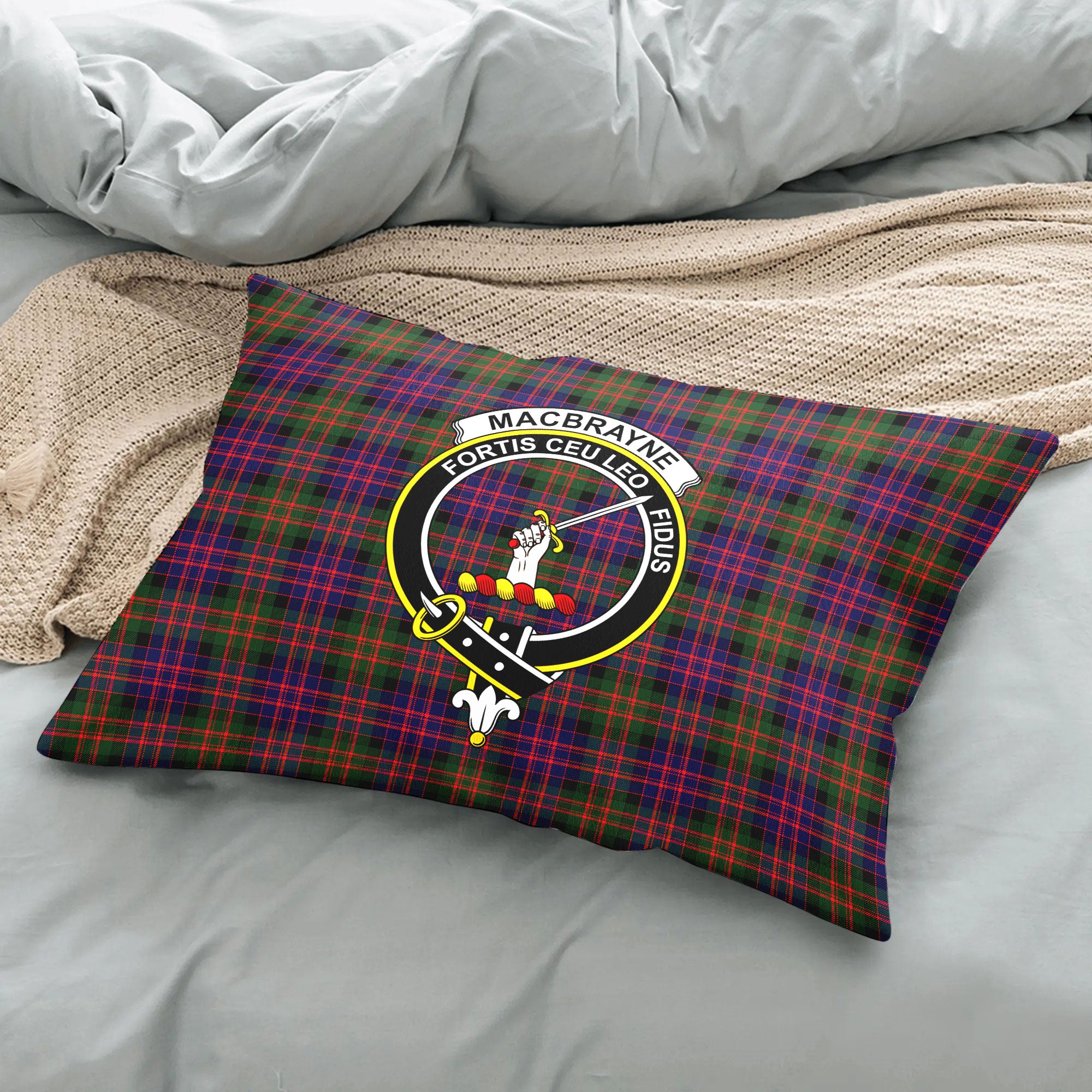 MacBrayne Tartan Crest Pillow Cover