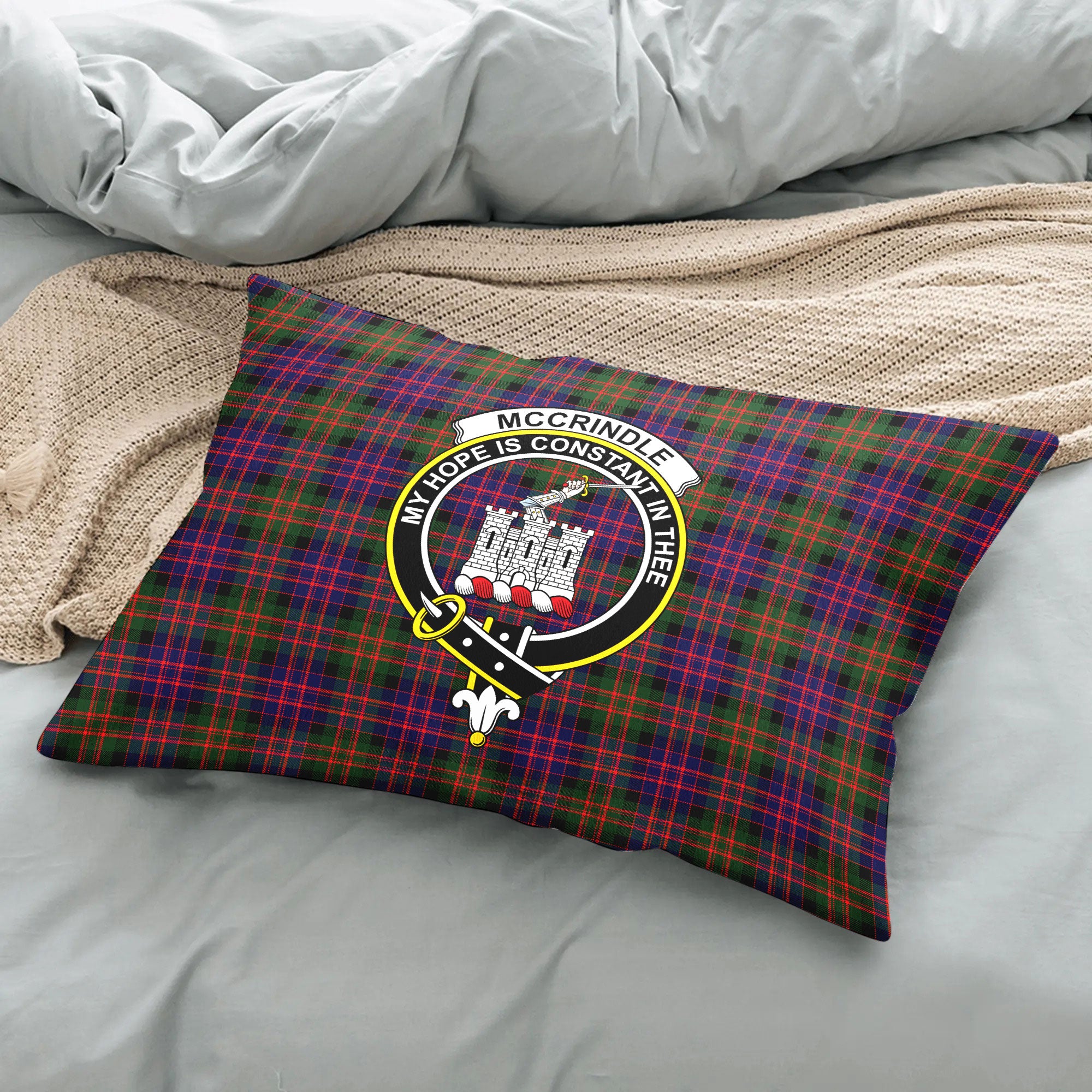 McCrindle Tartan Crest Pillow Cover