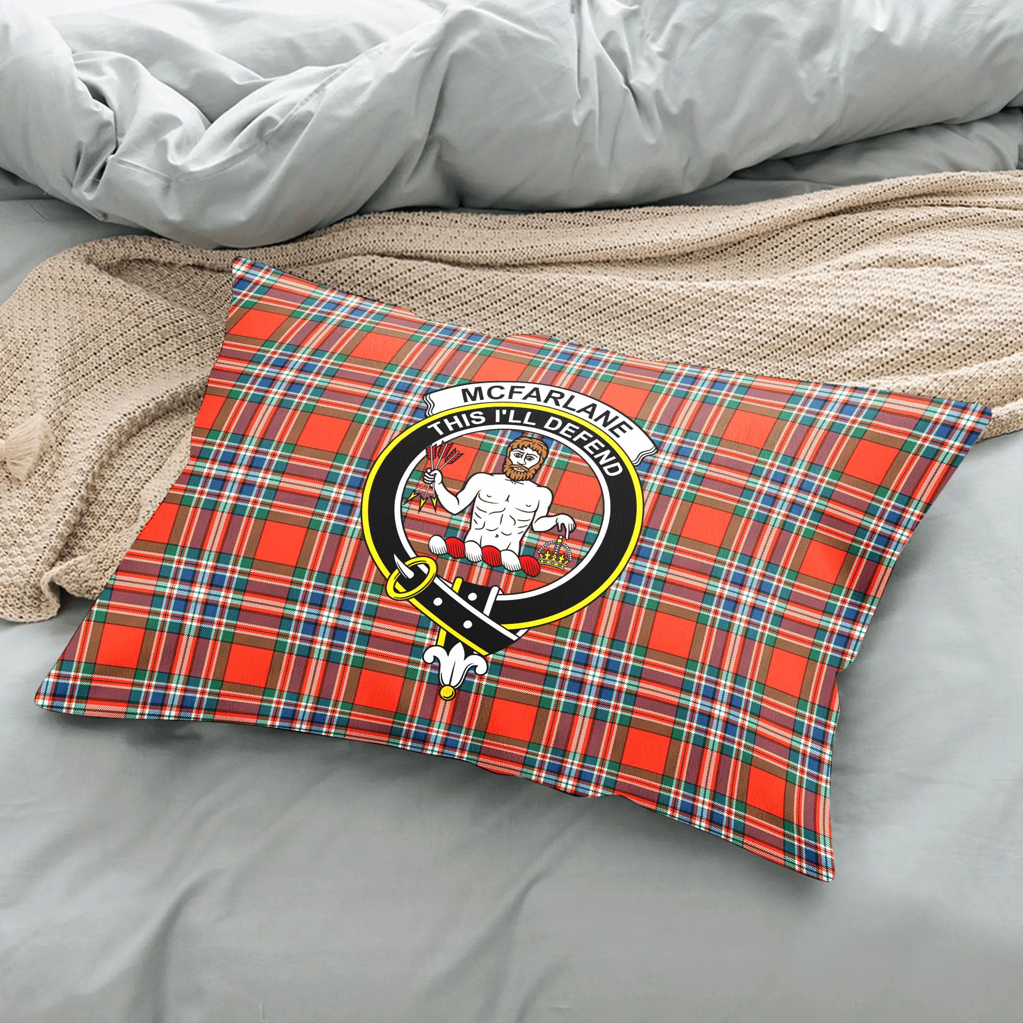 McFarlane Ancient Tartan Crest Pillow Cover