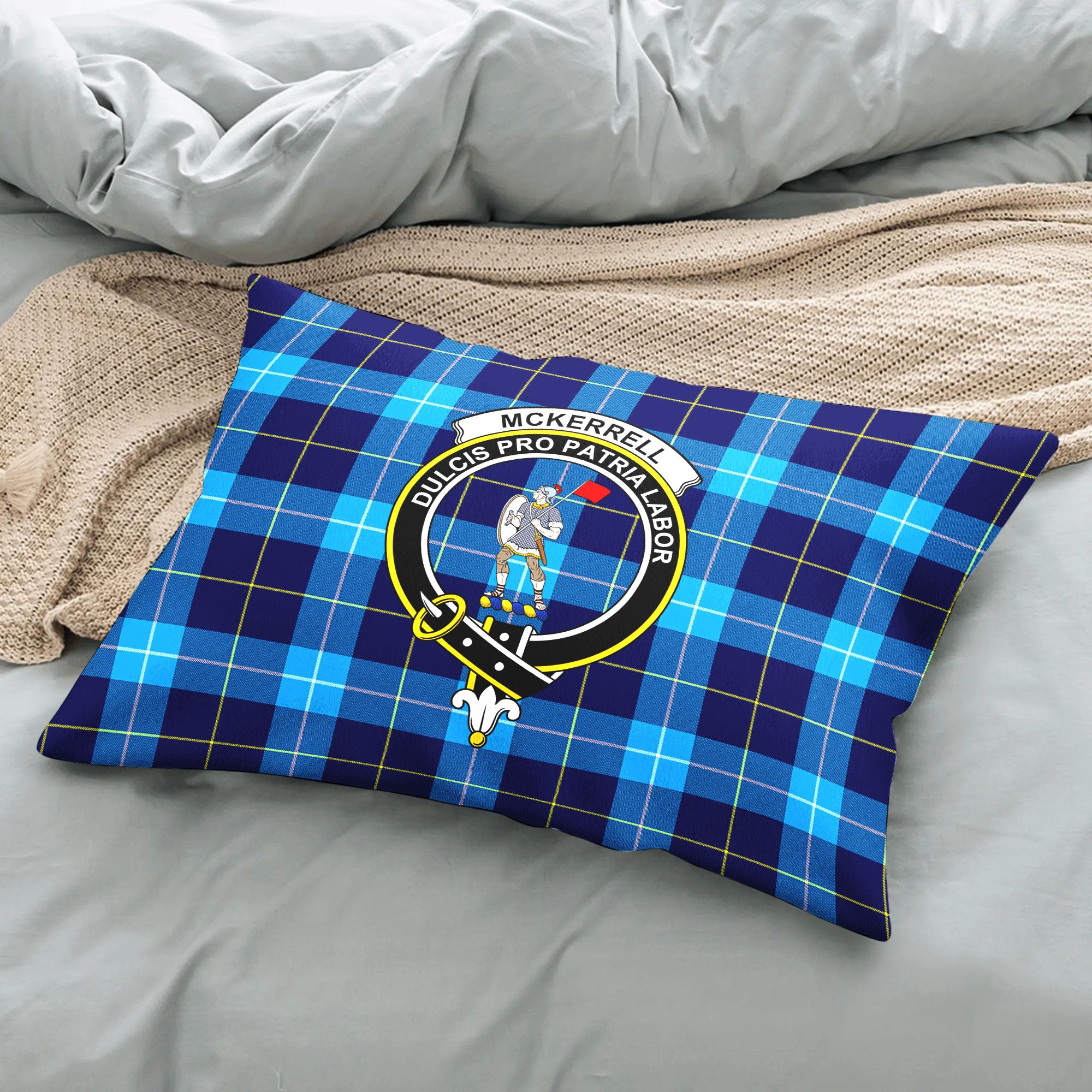 McKerrell Tartan Crest Pillow Cover