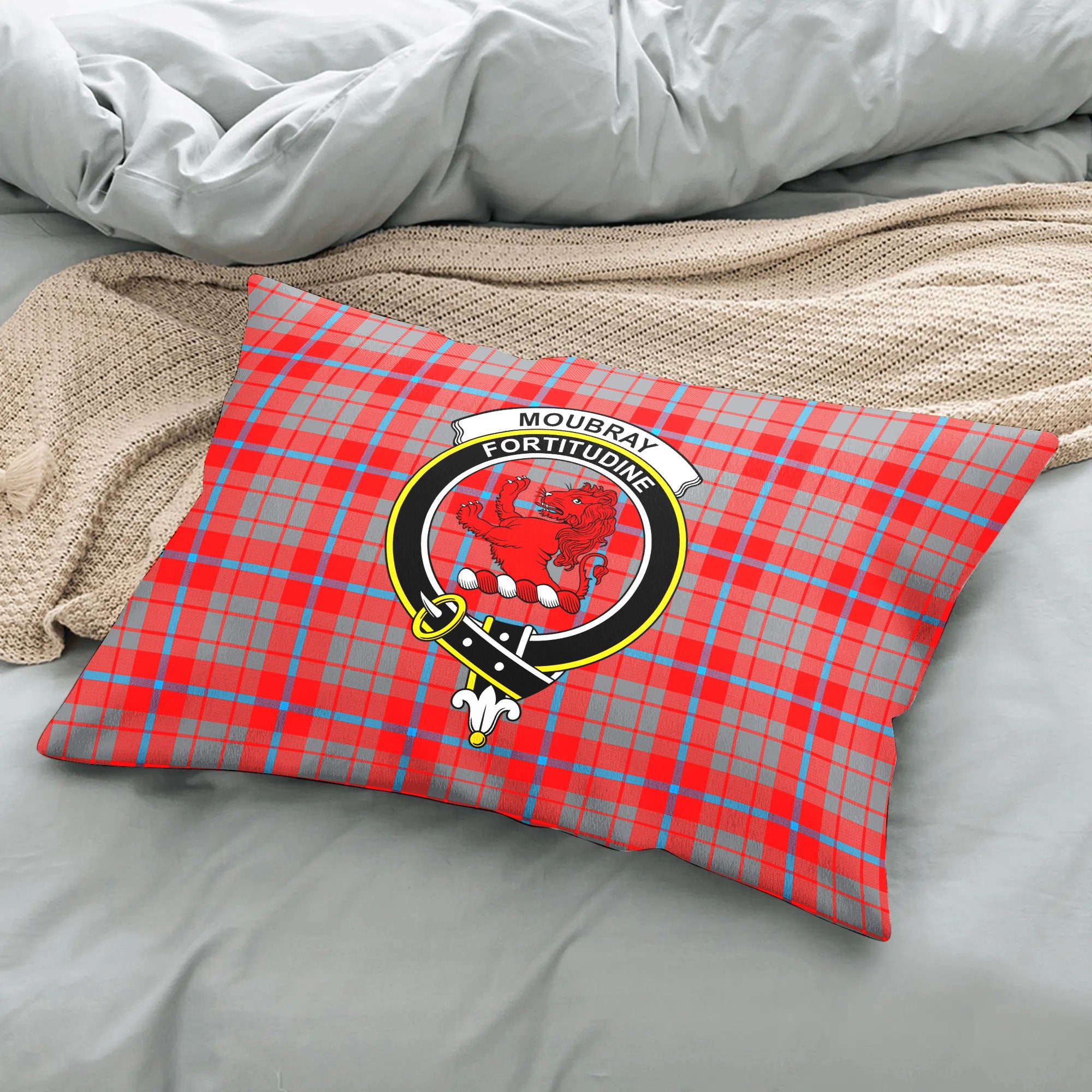 Moubray Tartan Crest Pillow Cover