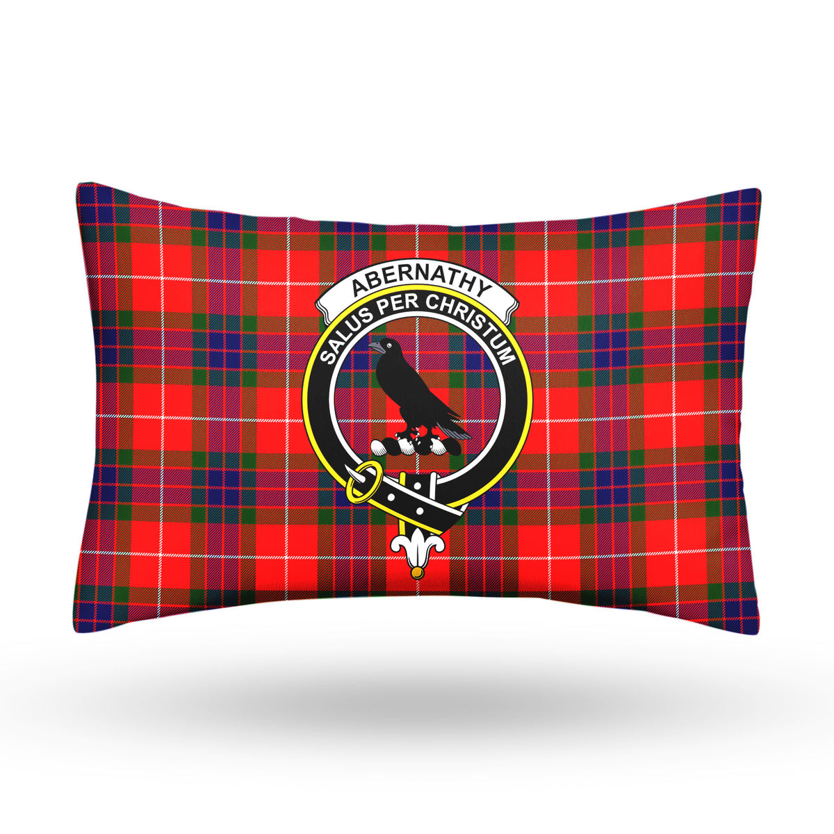 Abernathy Tartan Crest Pillow Cover