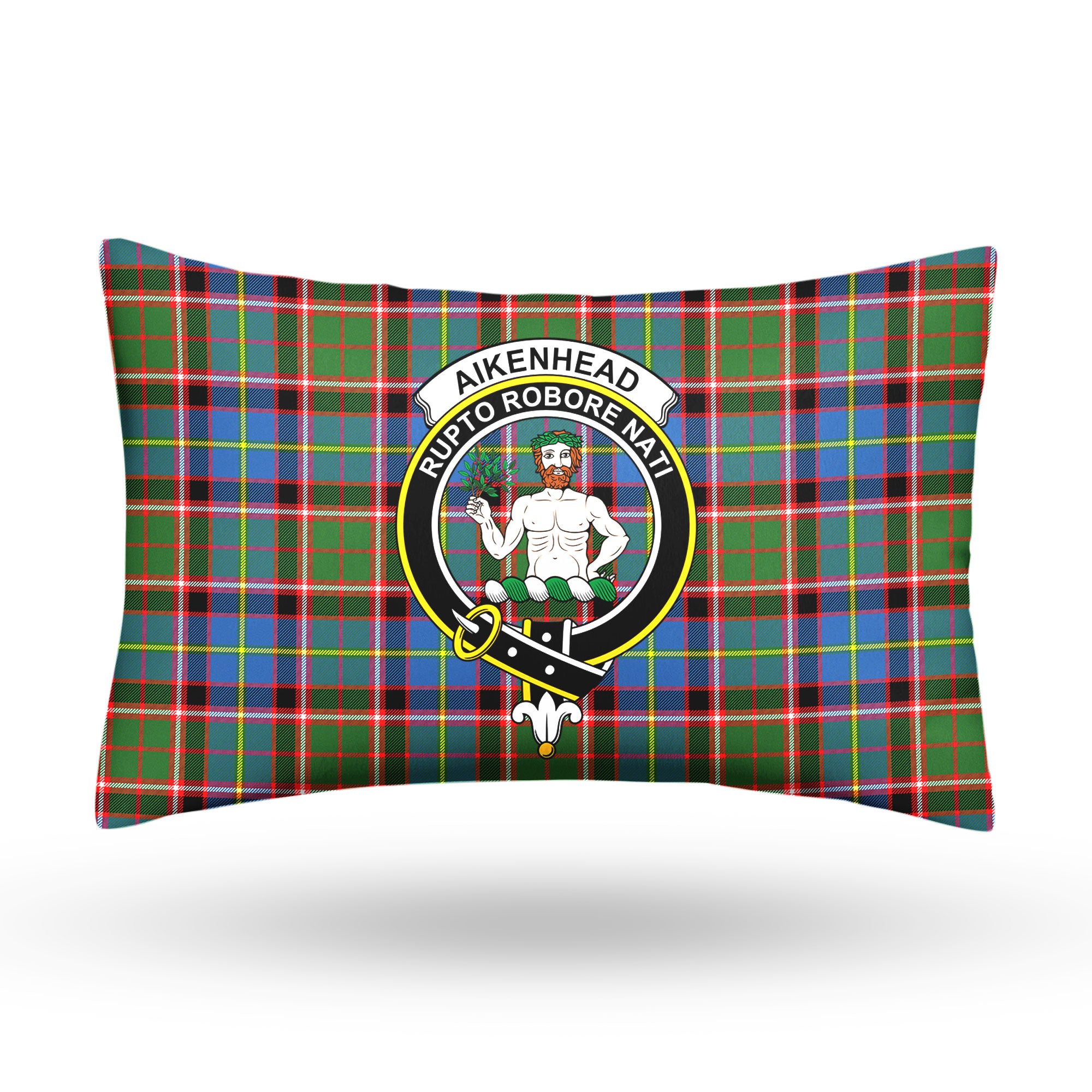 Aikenhead Tartan Crest Pillow Cover