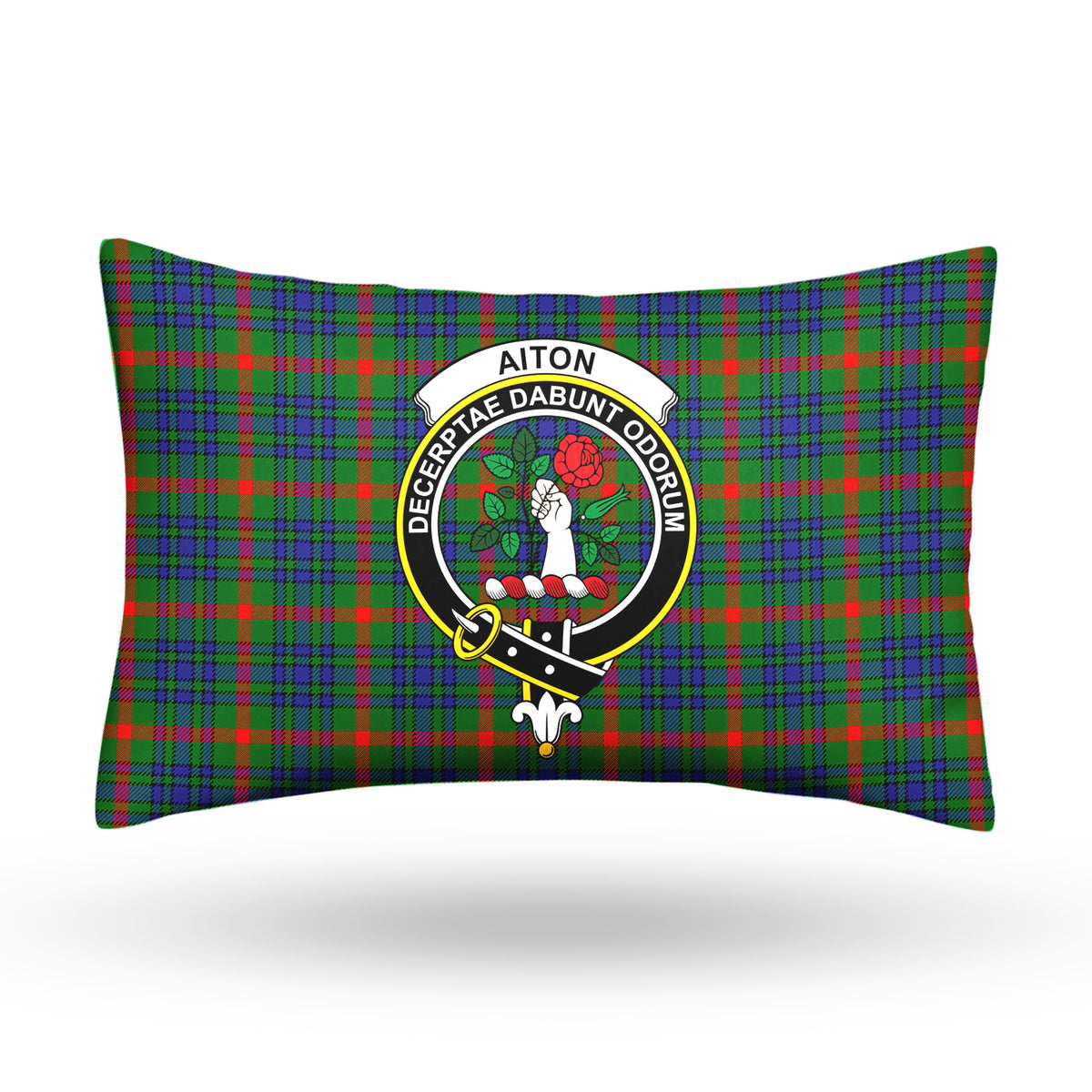 Aiton Tartan Crest Pillow Cover