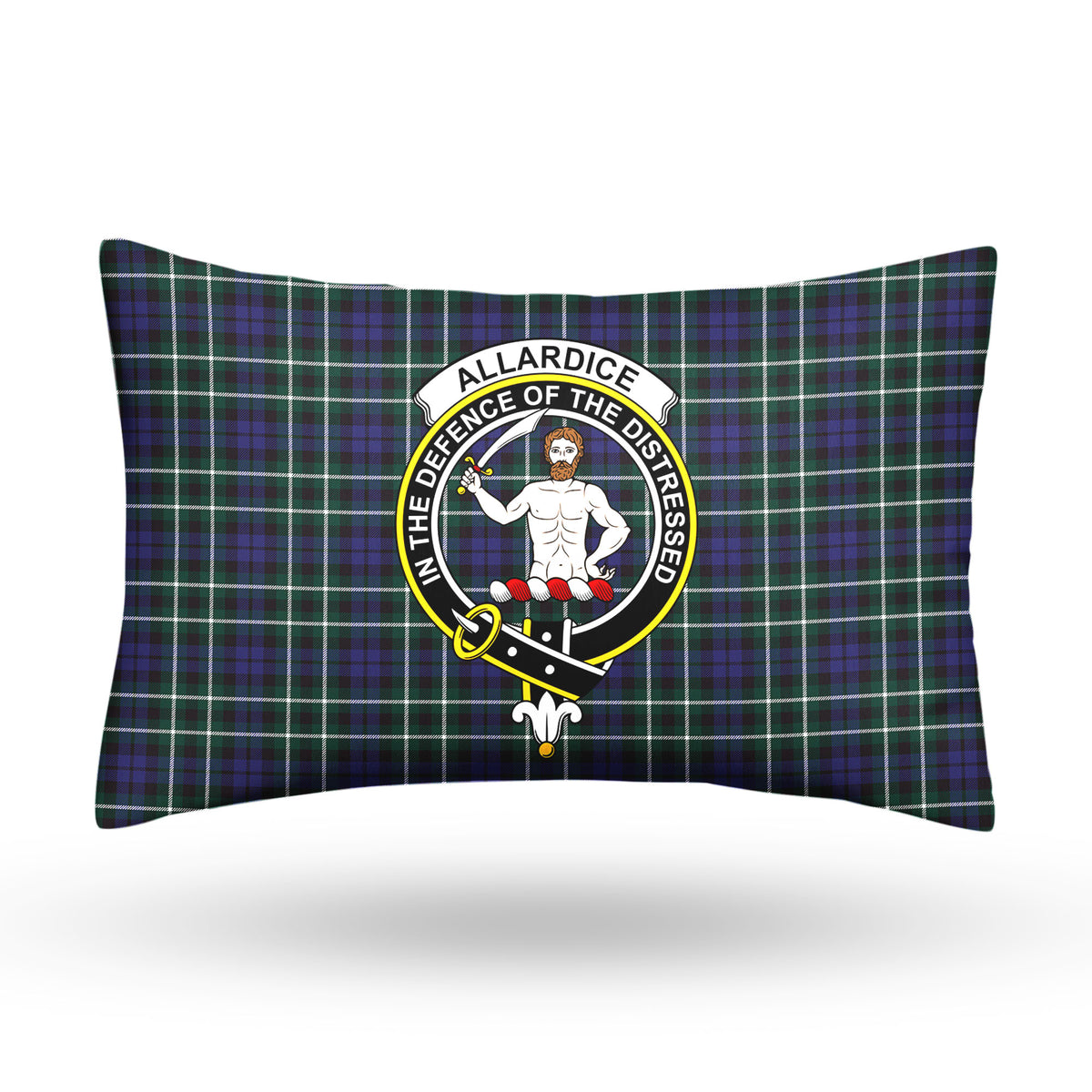 Allardice Tartan Crest Pillow Cover