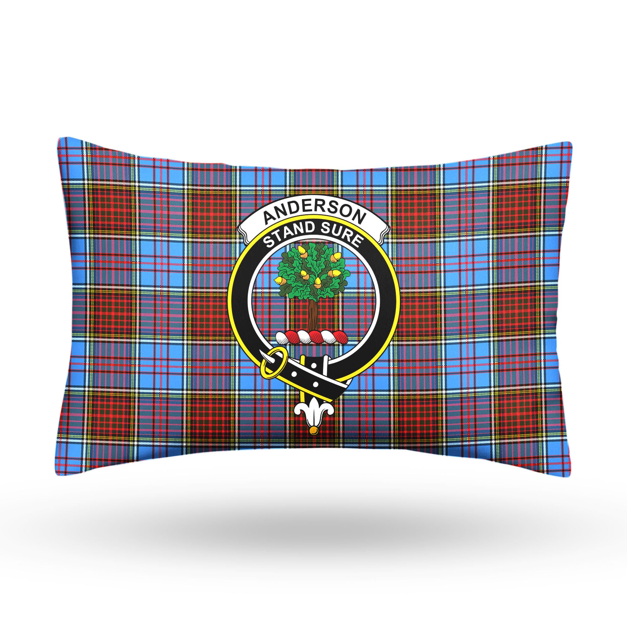 Anderson Modern Tartan Crest Pillow Cover