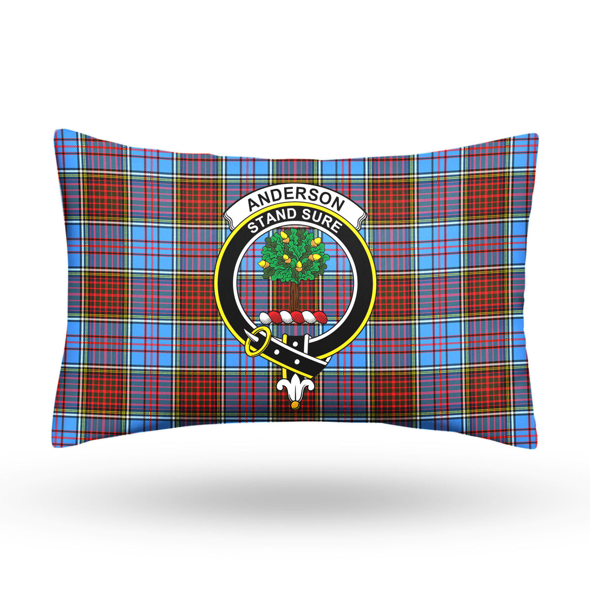 Anderson Modern Tartan Crest Pillow Cover