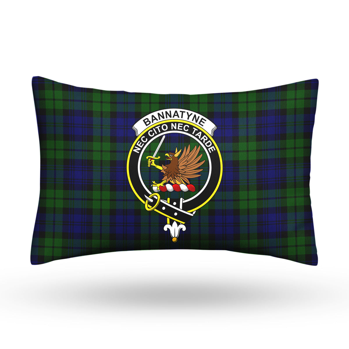 Bannatyne Tartan Crest Pillow Cover