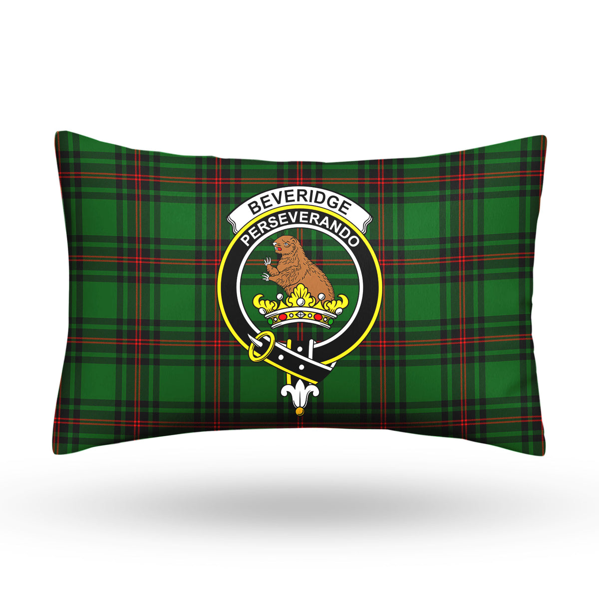 Beveridge Tartan Crest Pillow Cover