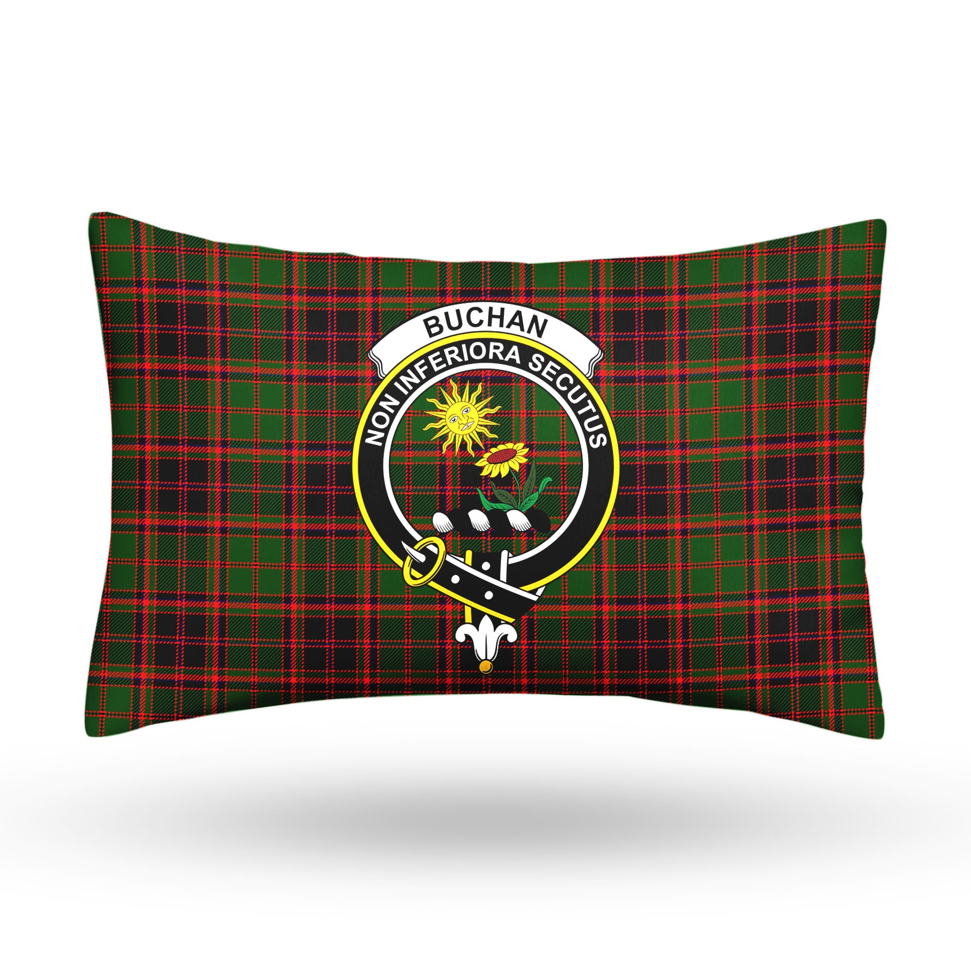 Buchan Modern Tartan Crest Pillow Cover