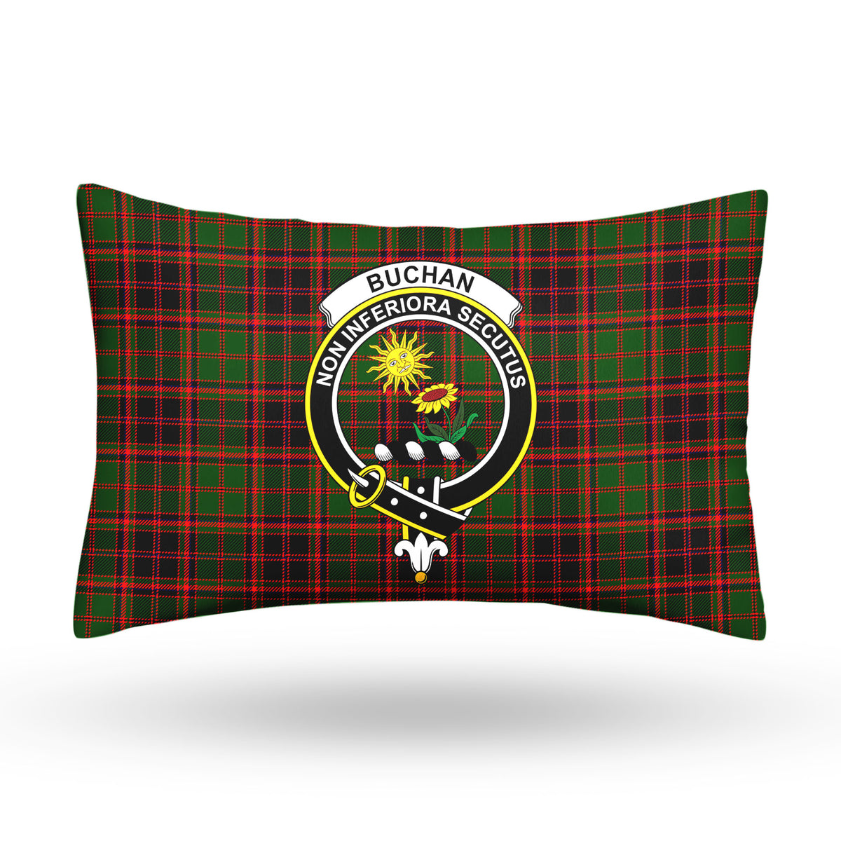 Buchan Modern Tartan Crest Pillow Cover