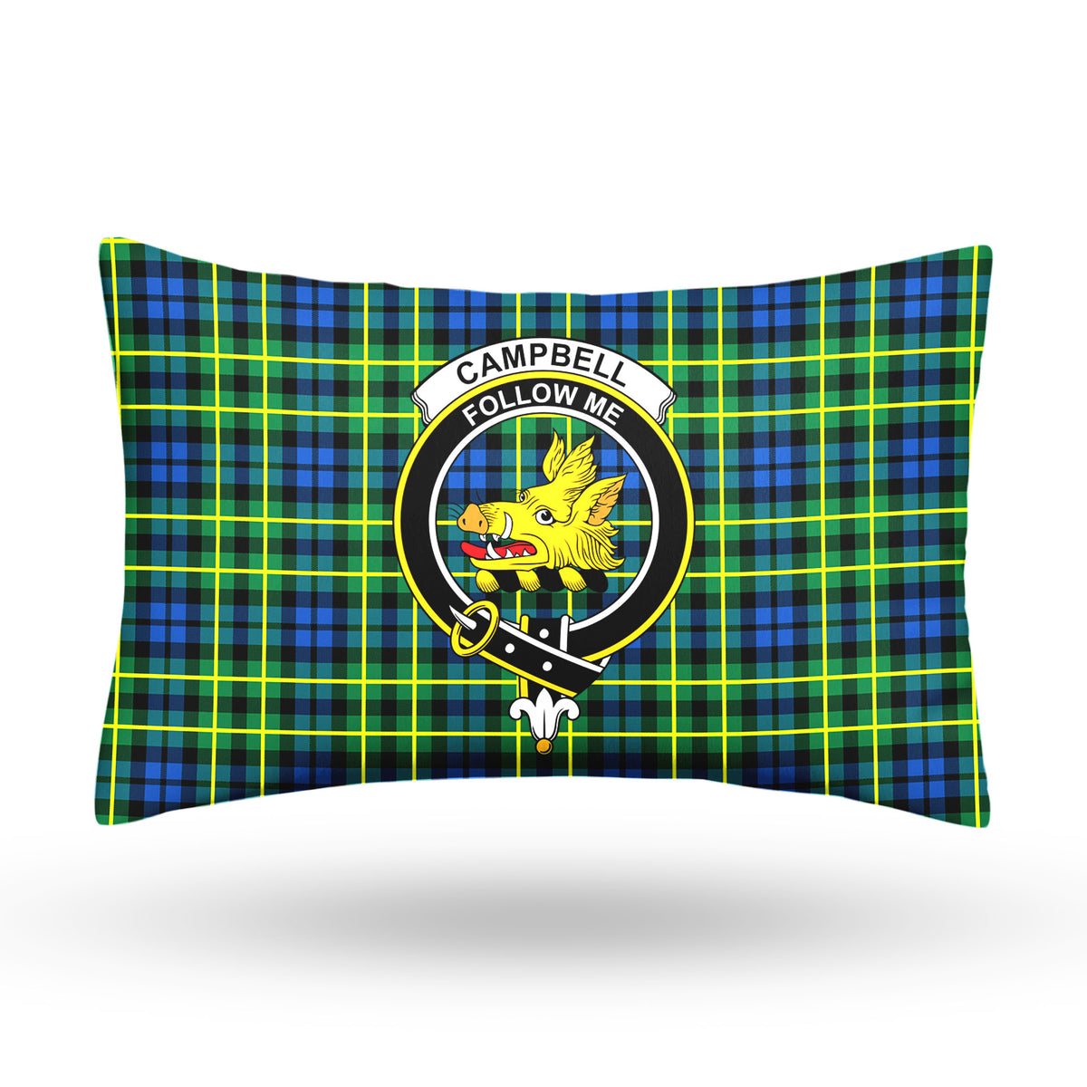 Campbell of Breadalbane Ancient Tartan Crest Pillow Cover