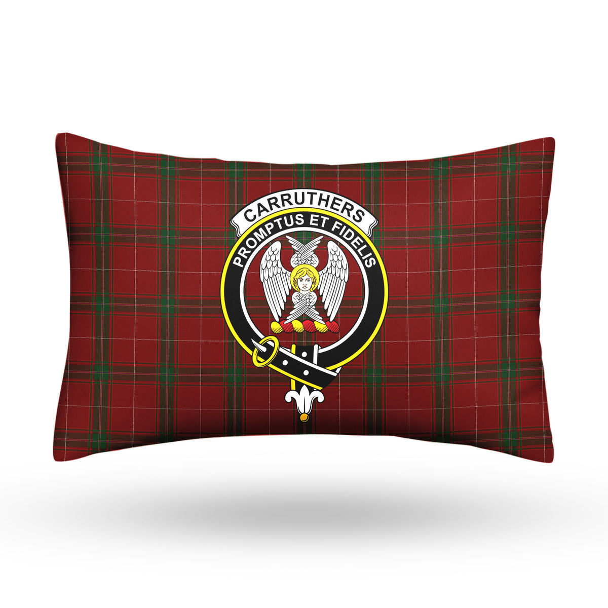 Carruthers Tartan Crest Pillow Cover