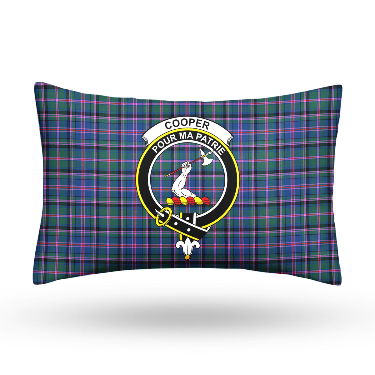 Cooper Ancient Tartan Crest Pillow Cover