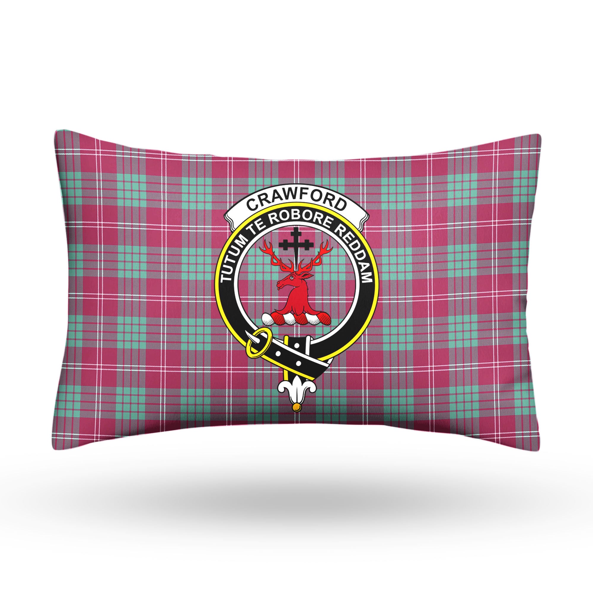 Crawford Ancient Tartan Crest Pillow Cover