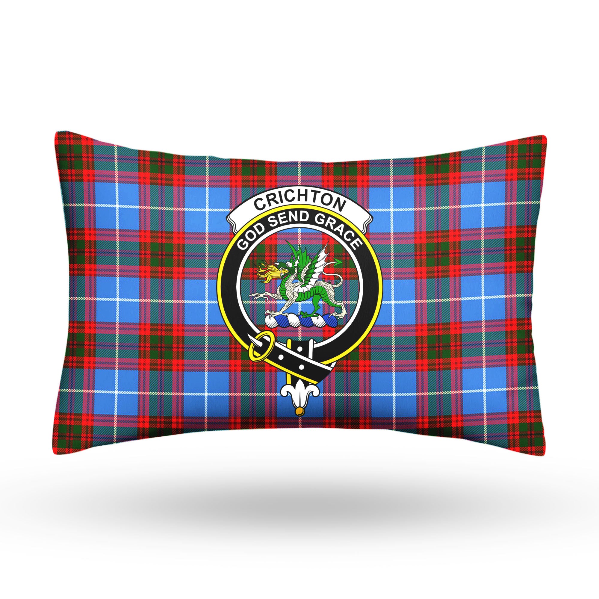 Crichton Tartan Crest Pillow Cover