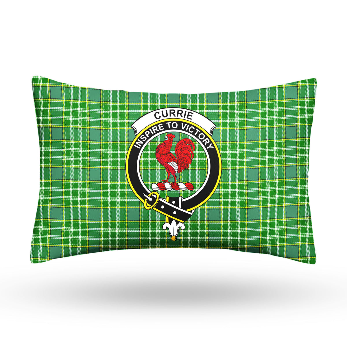 Currie Tartan Crest Pillow Cover