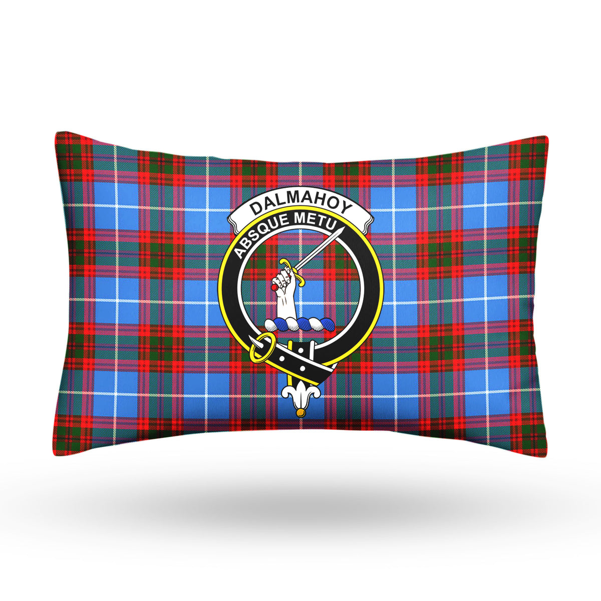 Dalmahoy Tartan Crest Pillow Cover