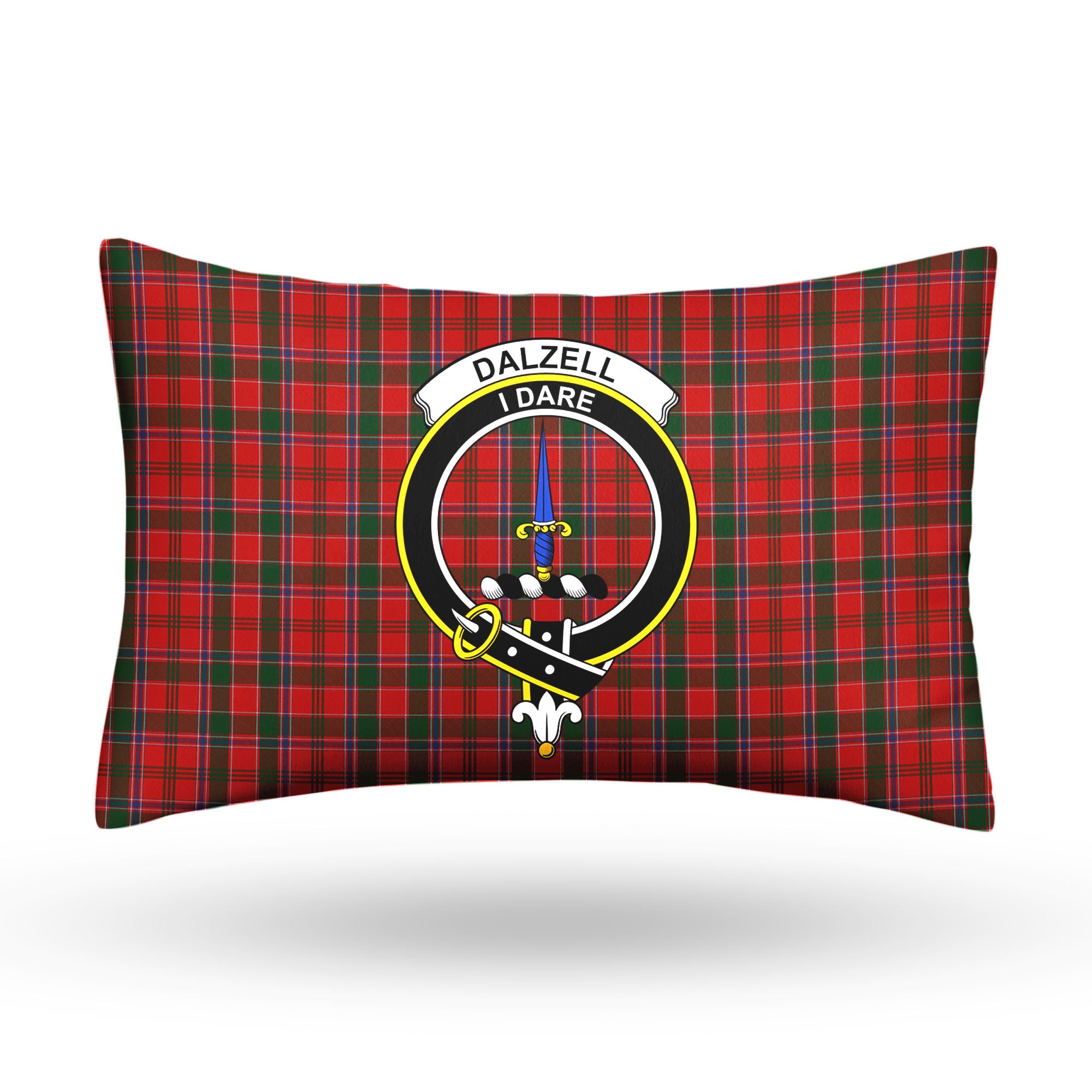 Dalzell Tartan Crest Pillow Cover